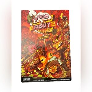 Food Fight card game by Cryptozoic (2011) – complete, like new!